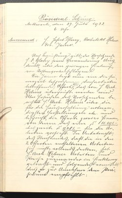 Protokolle der Ausschusssitzungen des Vereines des Deutschen Volkstheaters in Wien