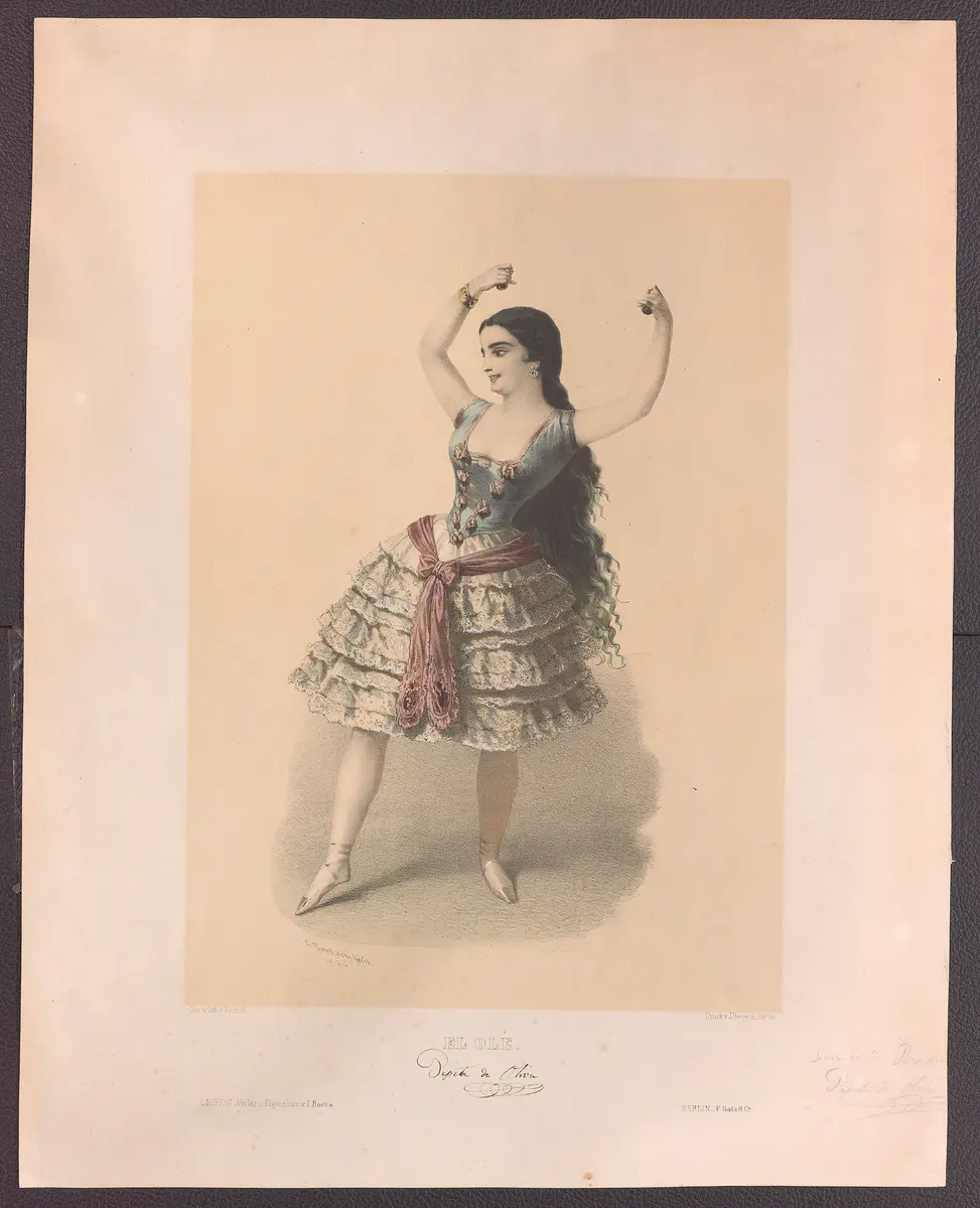 Pepita de Oliva, Verweis auf Stücktitel: El Olé