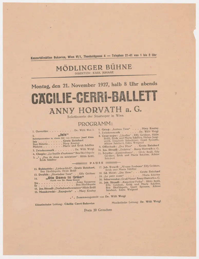 Cäcilie-Cerri-Ballett