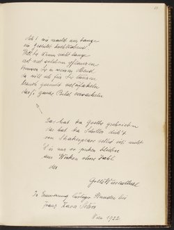 Gästebuch. Atelier Franz-Xaver Setzer, Wien