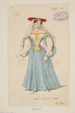 Die Jungfrau von Orleans, Titel der Serie: Figurinen des k.k. Hof-Burgtheaters