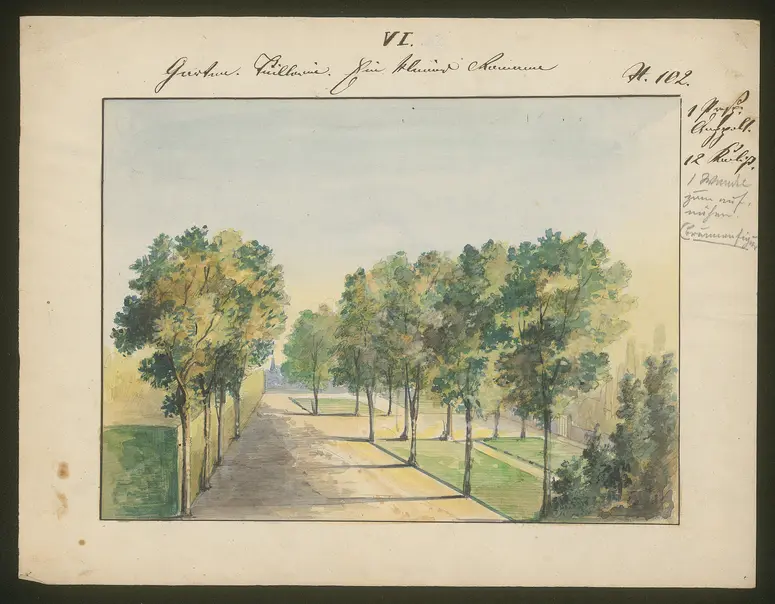 Ein kleiner Roman, Titel der Serie: Dekorationsfundus der Hoftheater (Altbestand aus der ersten Hälfte des 19. Jh.)