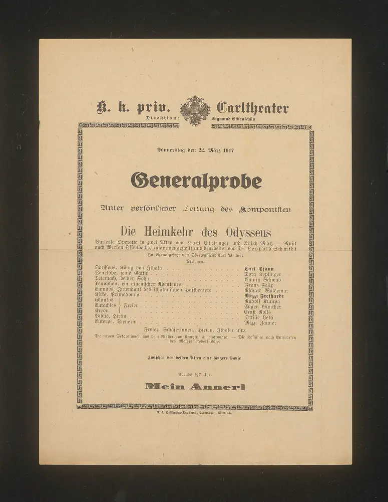 Die Heimkehr des Osysseus