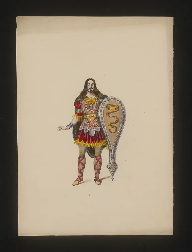 Alboin, Titel der Serie: Neue Costume-Sammlung verschiedener Zeiten und Nationen