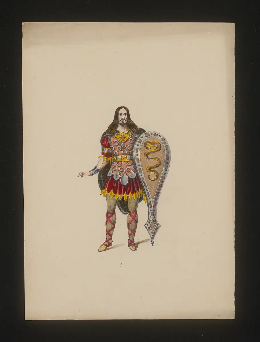 Alboin, Titel der Serie: Neue Costume-Sammlung verschiedener Zeiten und Nationen