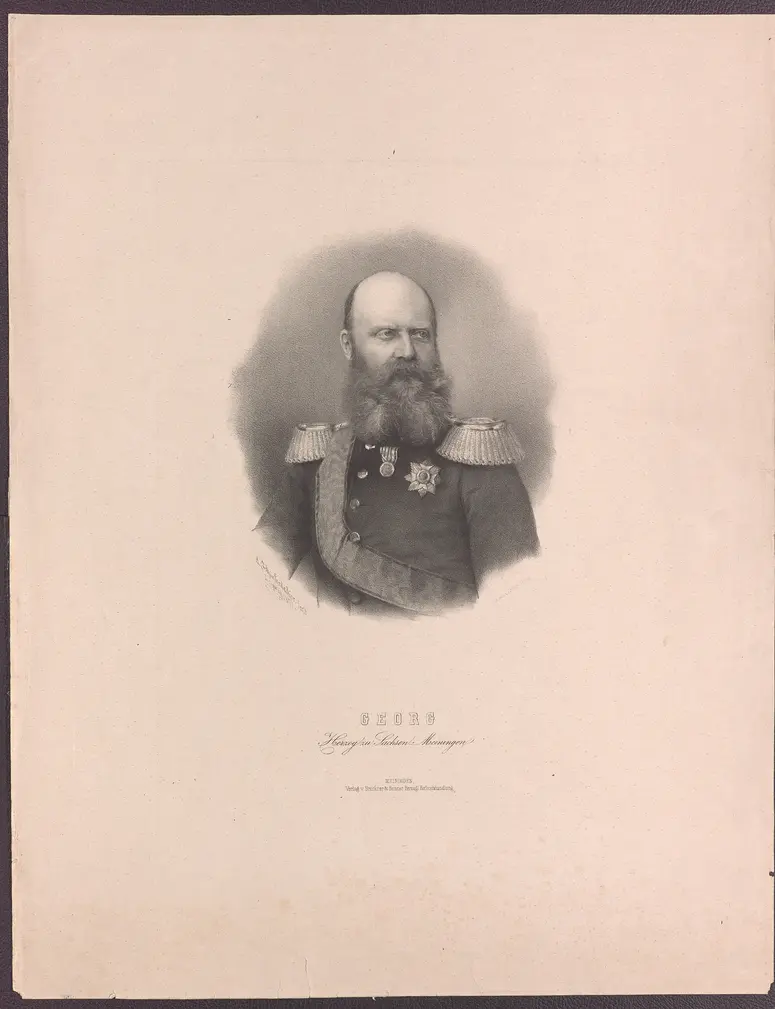 Herzog Georg II. von Sachsen-Meiningen