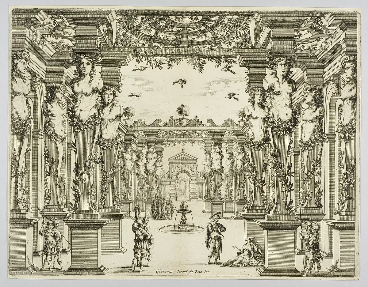 La finta pazza, Titel in Vorlageform: Feste Theatrali per la finta Pazza Drama del sig.r Giulio Strozzi [...]