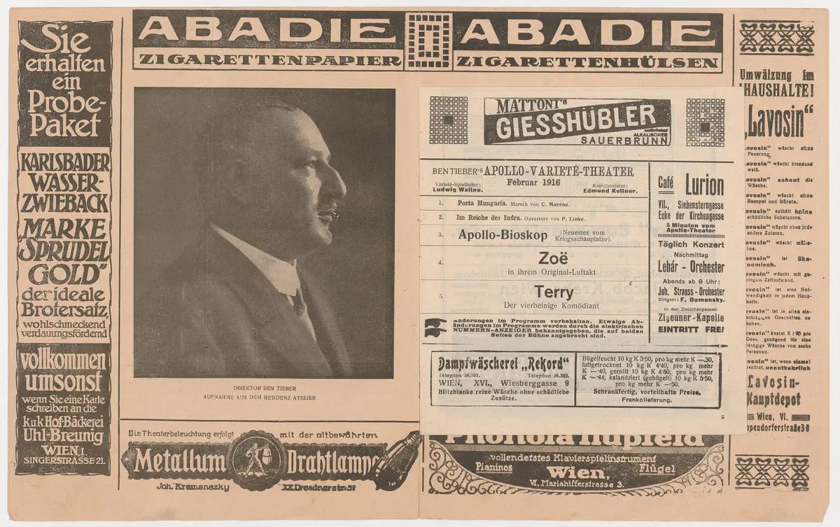 Ben Tieber's Apollo Varieté-Theater, Verweis auf Stücktitel: Aufforderung zum Tanz., Verweis auf Stücktitel: Arizonda!