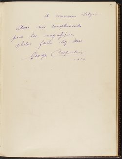 Gästebuch. Atelier Franz-Xaver Setzer, Wien