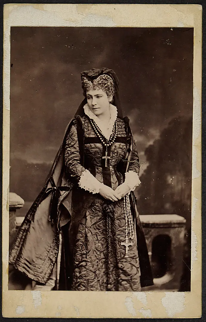 Marie Geistinger, Verweis auf Stücktitel: Maria Stuart