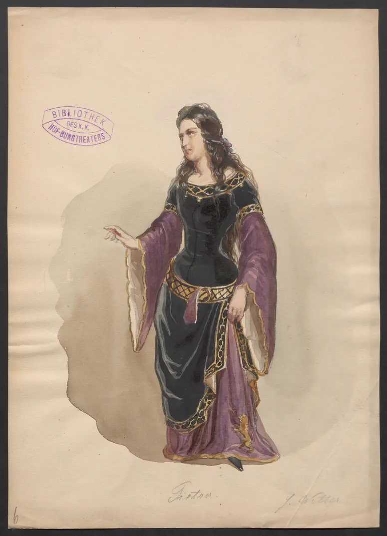 Pietra, Titel der Serie: Figurinen des k.k. Hof-Burgtheaters