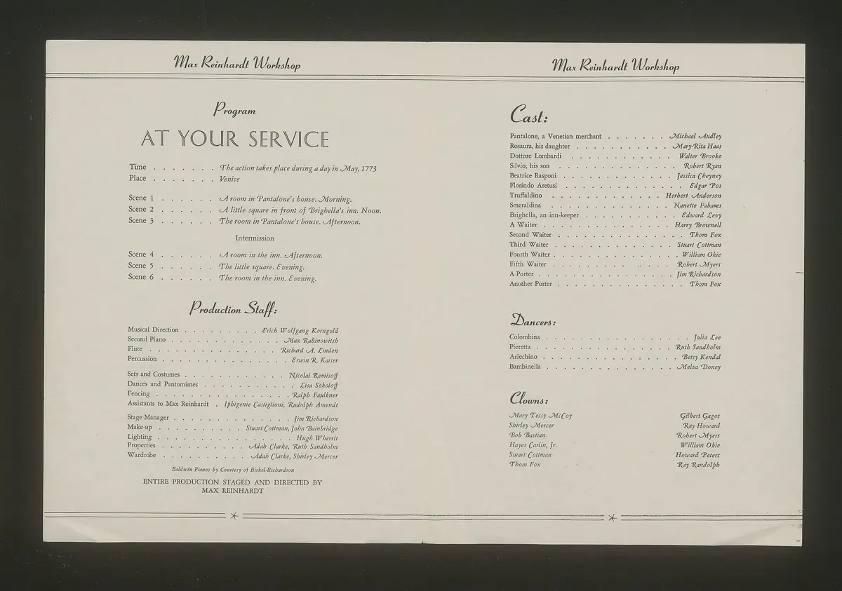 Der Diener zweier Herren (At Your Service)