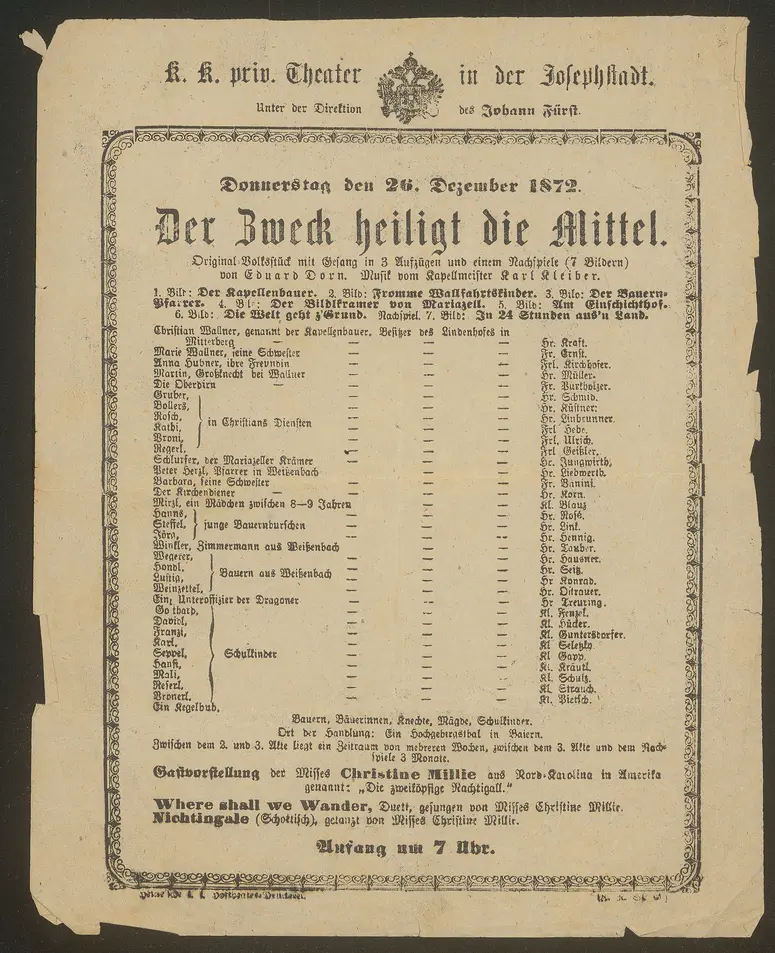 Der Zweck heiligt die Mittel