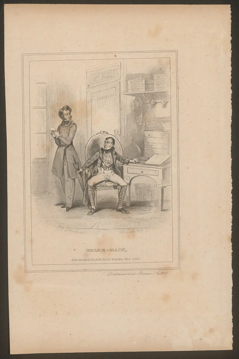 L'interieur d'un bureau
