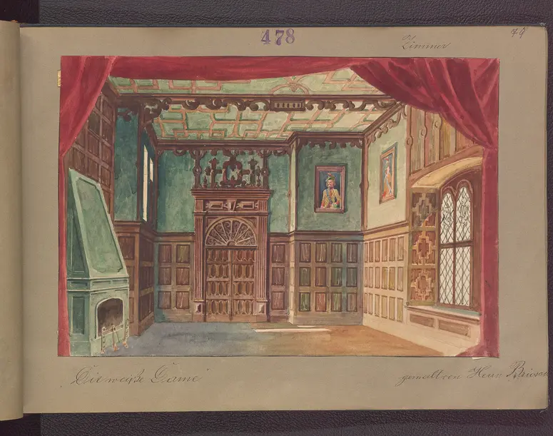 Die weiße Dame, Originaltitel: La dame blanche