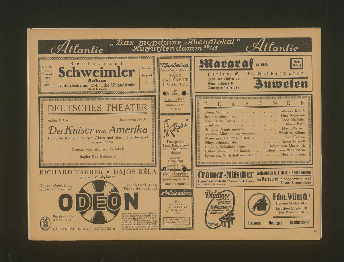 Der Kaiser von Amerika