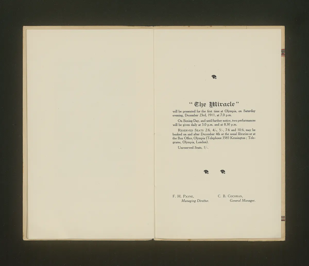 Das Mirakel (The Miracle)