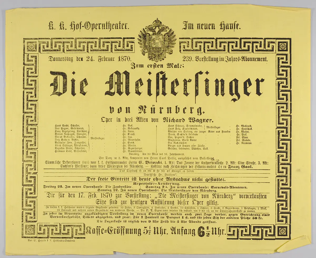 Die Meistersinger von Nürnberg