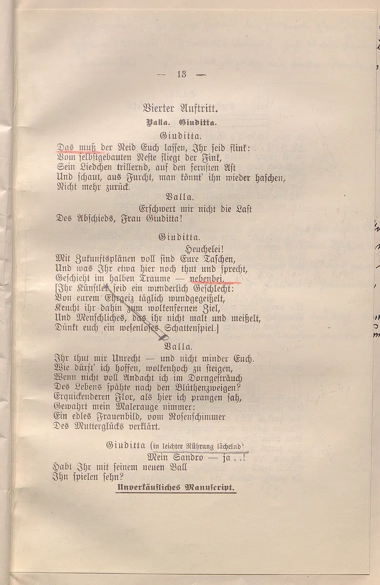 Die Zwillingsschwester.