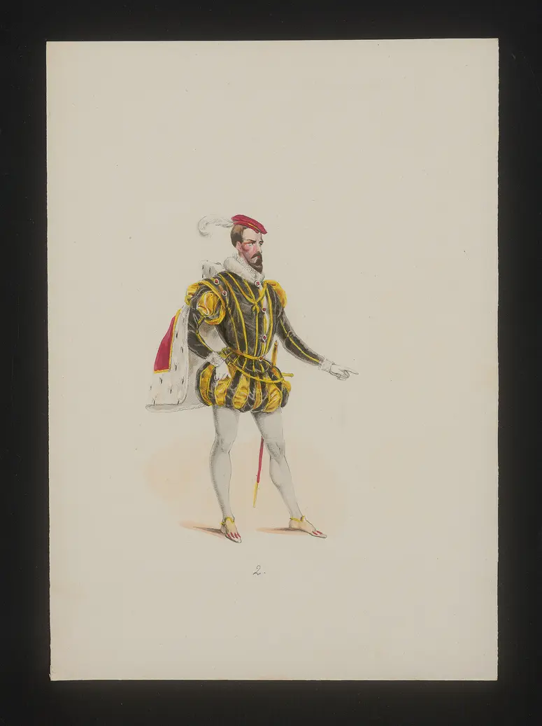 Ernani, Alternativtitel: Hernani, Titel der Serie: Neue Costume-Sammlung verschiedener Zeiten und Nationen