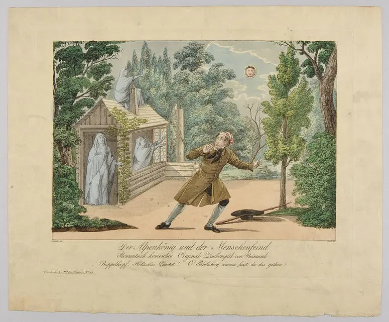 Der Alpenkönig und der Menschenfeind, Titel der Serie: Theatralische Bilder-Gallerie, Name der Zeitschrift: Wiener Theaterzeitung