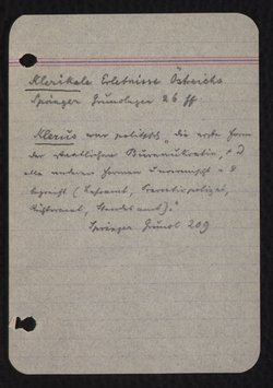 Skizzenbuch I / Österreich I