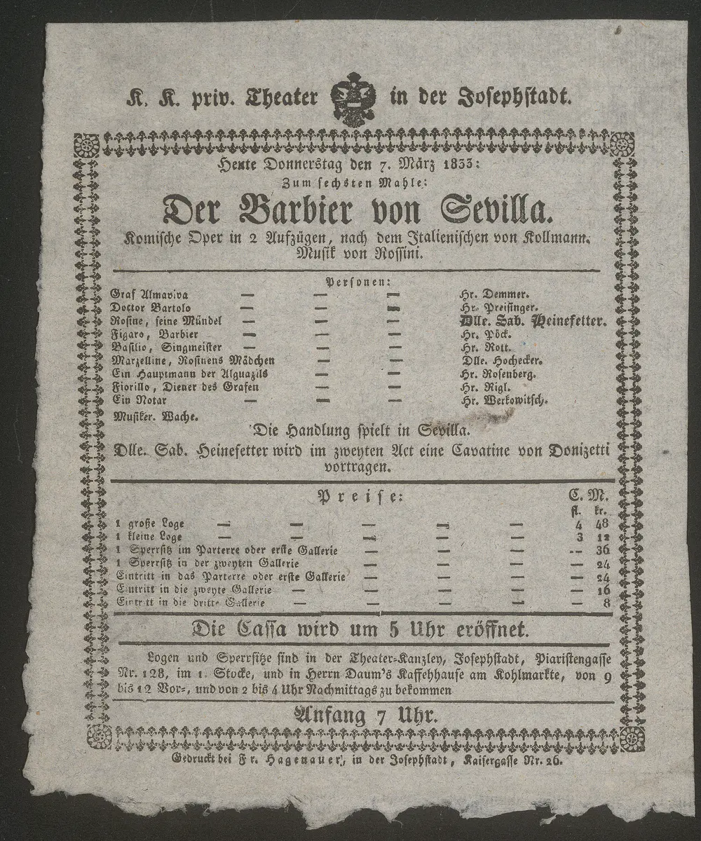 Der Barbier von Sevilla
