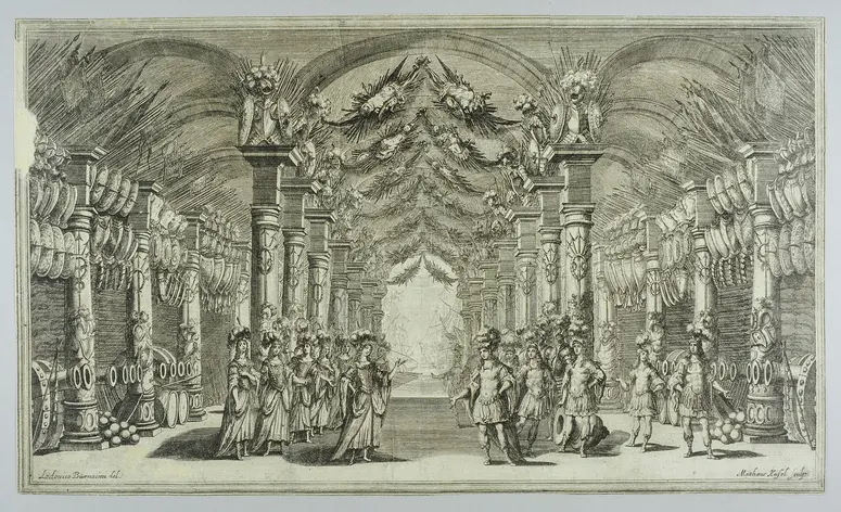 Il Pomo d'Oro, Titel in Vorlageform: Il Pomo d'Oro. Festa Teatrale Rappresenta in Vienna per l'augustissime Nozze delle Sacre Cesaree Reali Maesta di Leopoldo e Margherita., Alternativtitel: Der guldene Apfel