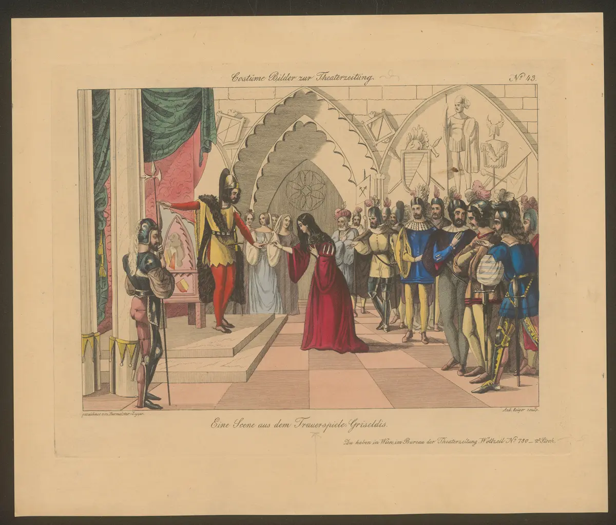 Griseldis, Titel der Serie: Costume-Bild, Name der Zeitschrift: Wiener Theaterzeitung