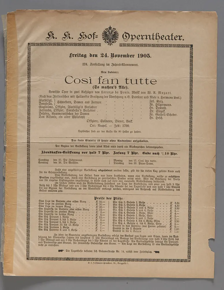 Cosi fan tutte