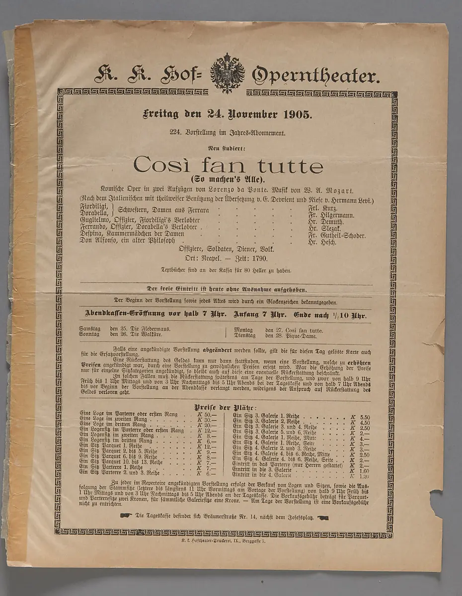 Cosi fan tutte