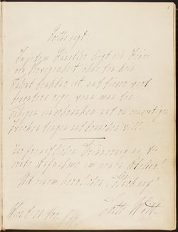 Gästebuch. Atelier Franz-Xaver Setzer, Wien