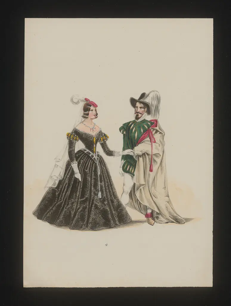 Ernani, Alternativtitel: Hernani, Titel der Serie: Neue Costume-Sammlung verschiedener Zeiten und Nationen