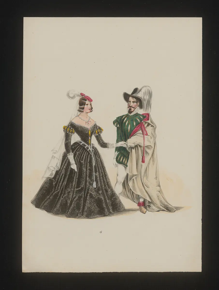 Ernani, Alternativtitel: Hernani, Titel der Serie: Neue Costume-Sammlung verschiedener Zeiten und Nationen