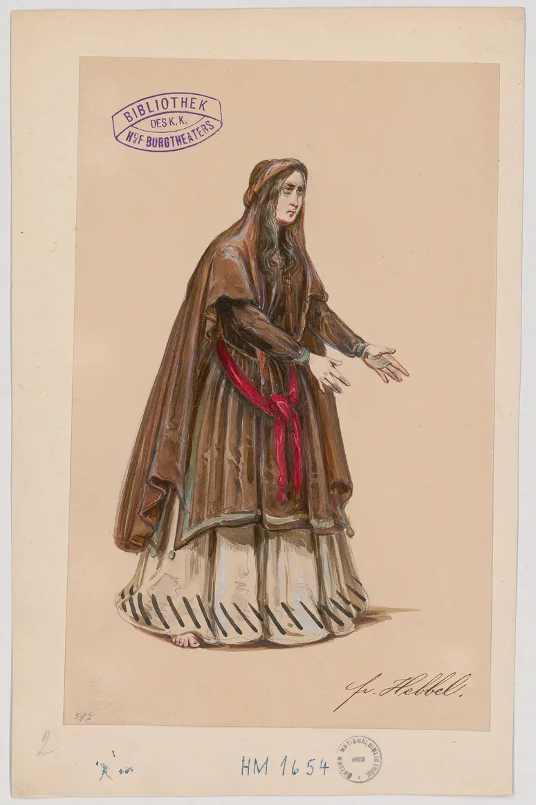 Medea, Titel der Serie: Figurinen des k.k. Hof-Burgtheaters
