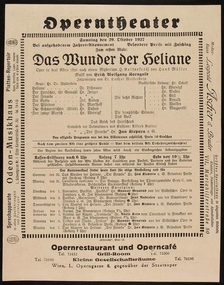 Das Wunder der Heliane