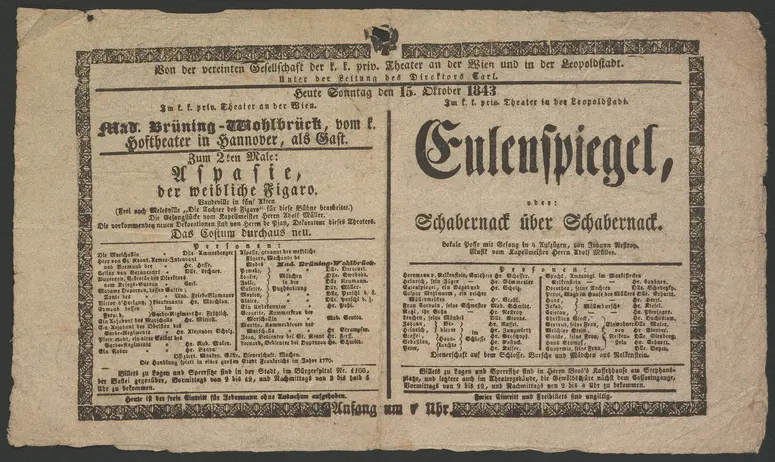 Aspasie, der weibliche Figaro, Eulenspiegel, oder Schabernack über Schabernack