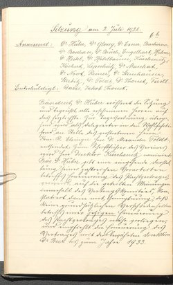 Protokolle der Ausschusssitzungen des Vereines des Deutschen Volkstheaters in Wien
