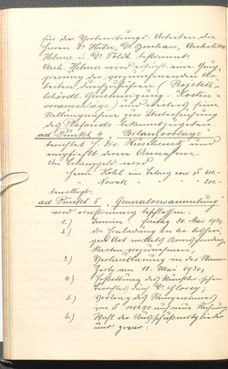 Protokolle der Ausschusssitzungen des Vereines des Deutschen Volkstheaters in Wien