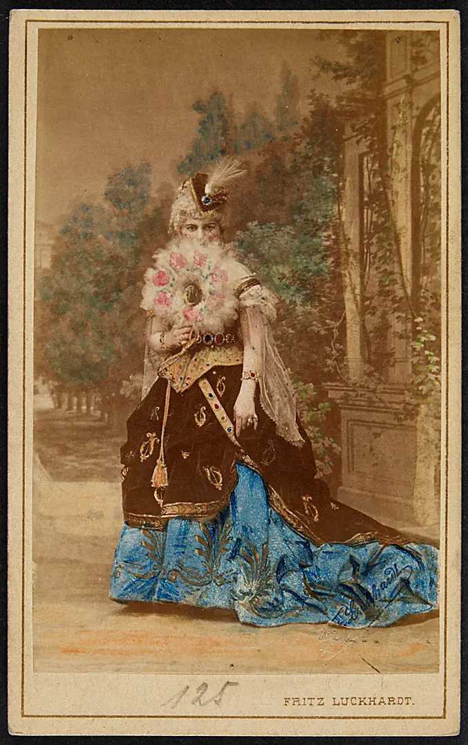Josefine Gallmeyer, Verweis auf Stücktitel: Die Prinzessin von Trapezunt