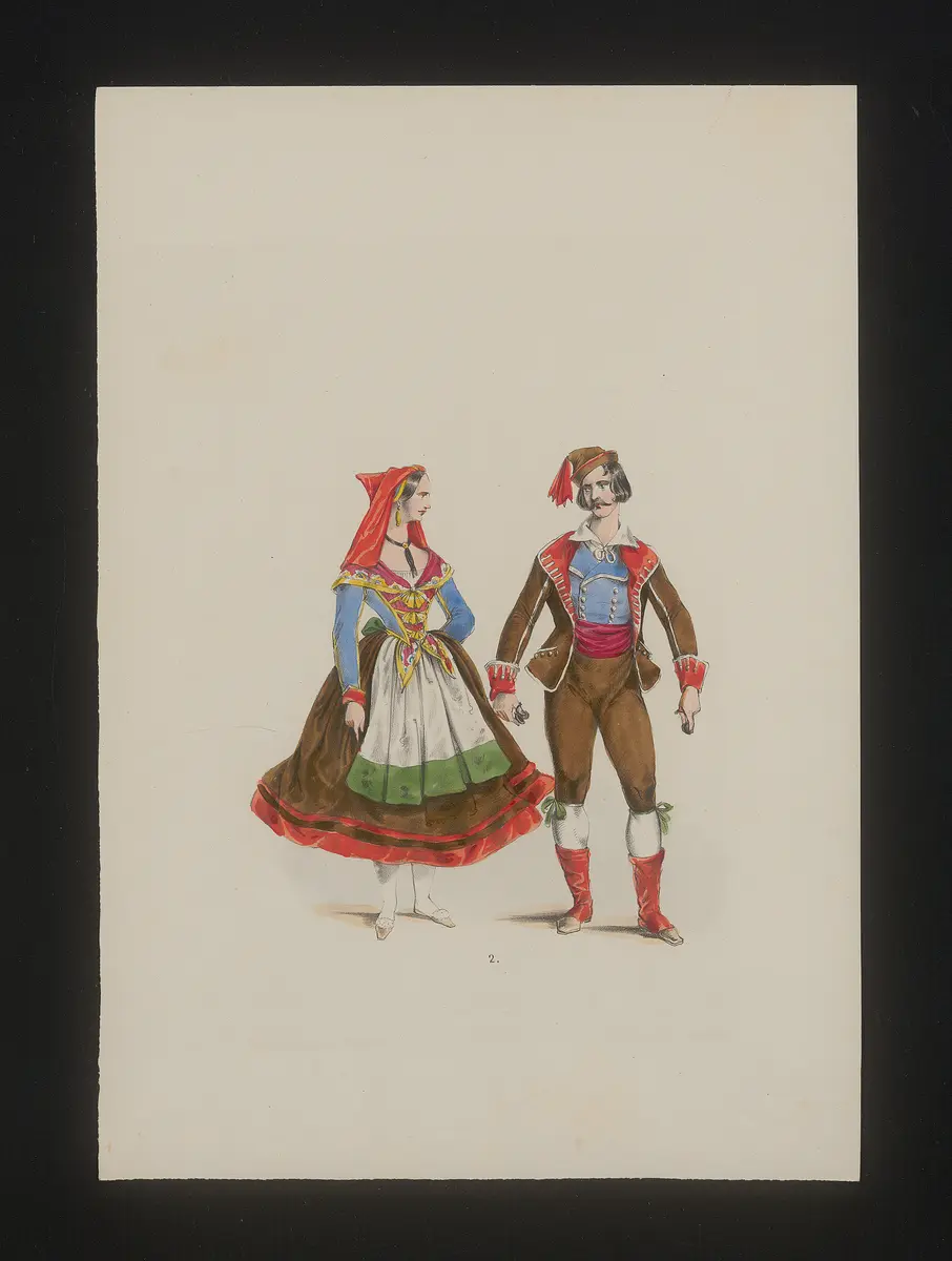 Basken, Weiterer Titel: National Costume, Titel der Serie: Neue Costume-Sammlung verschiedener Zeiten und Nationen