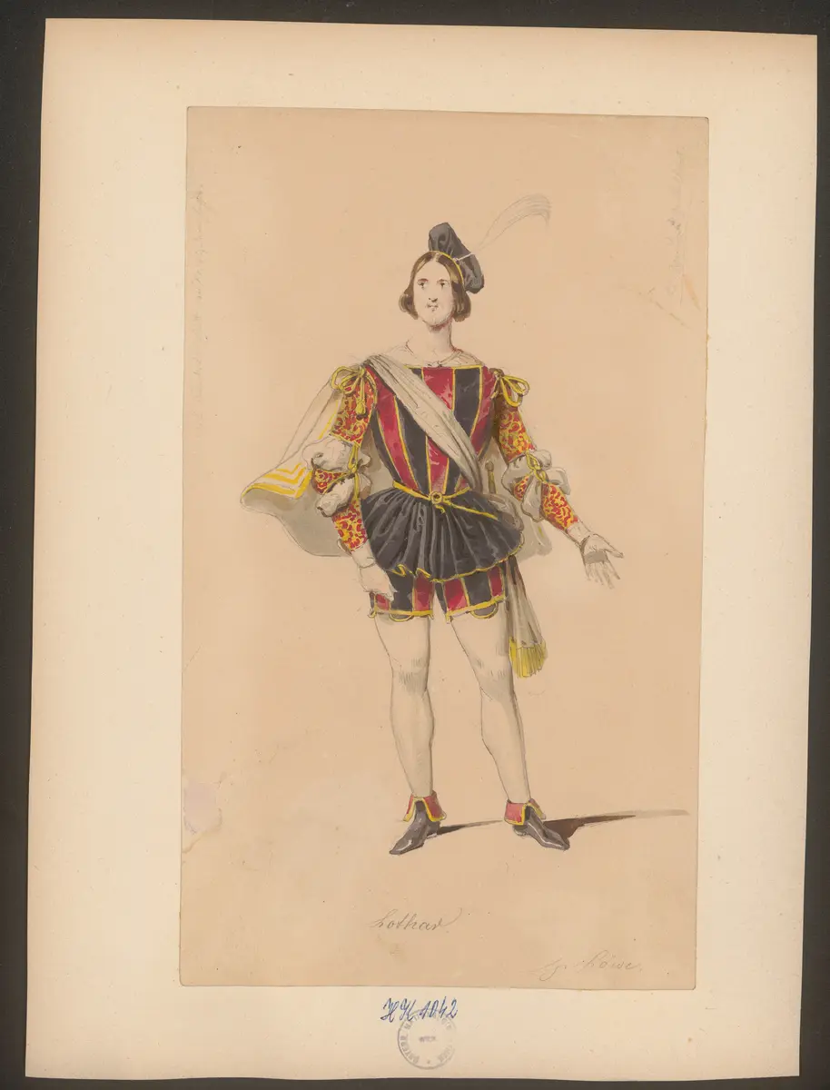 Die Kronenwächter, Titel der Serie: Figurinen des k.k. Hof-Burgtheaters