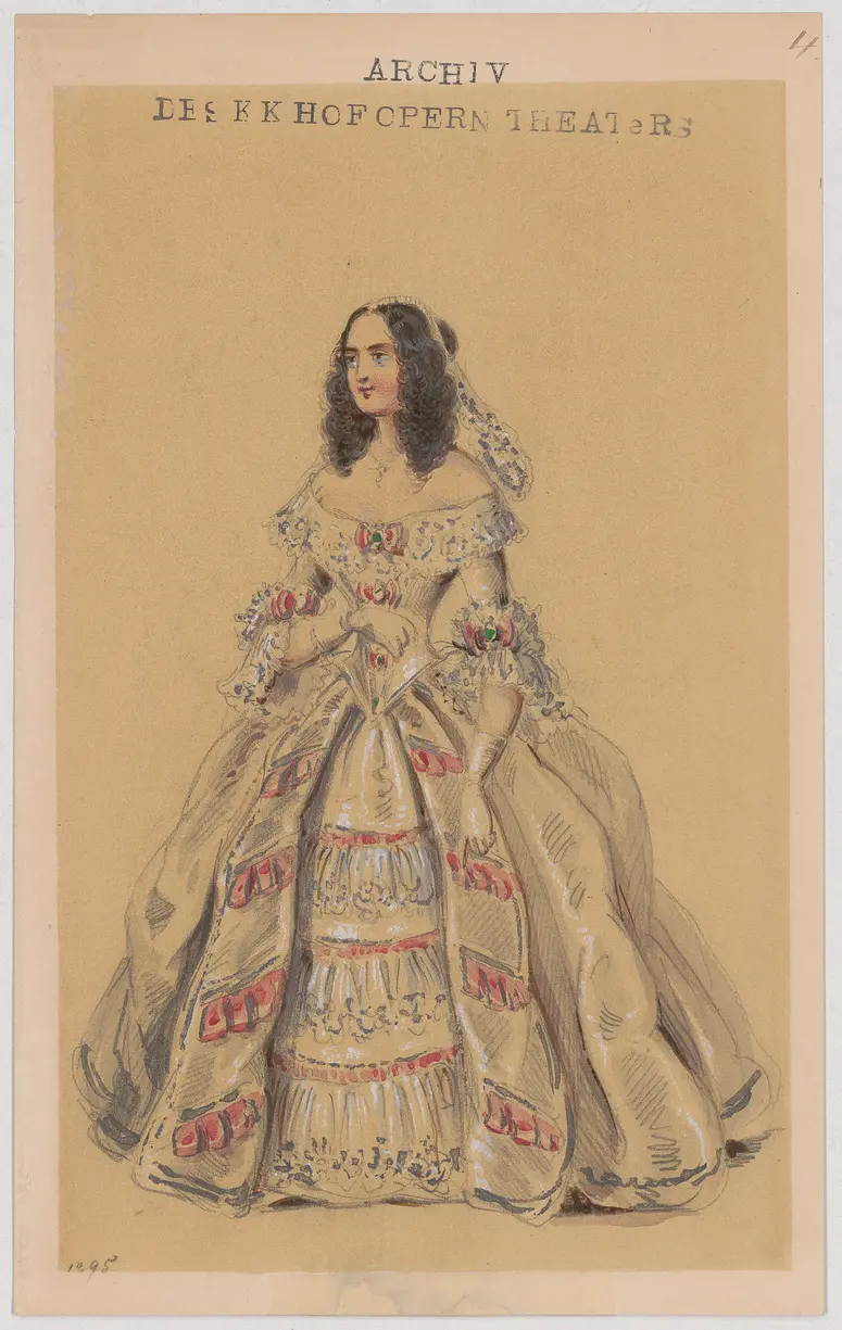 La Cenerentola, ossia La bontà in trionfo, Suchtitel: La Cenerentola, ossia La bonta in trionfo, Alternativtitel: Aschenbrödel, oder Der Triumph des Guten, Alternativtitel: Angelina, Titel der Serie: Figurinen des k.k. Hofoperntheaters