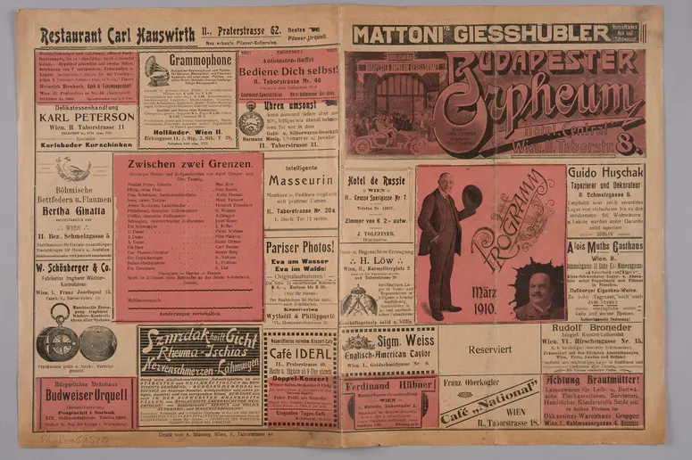 Budapester Orpheum-Gesellschaft, Ländlich-Sittlich, Zwischen zwei Grenzen