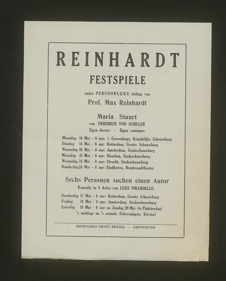 Maria Stuart, Sechs Personen suchen einen Autor