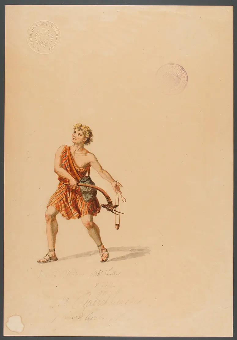 Die Zauberflöte, Titel der Serie: Figurinen des k.k. Hofoperntheaters