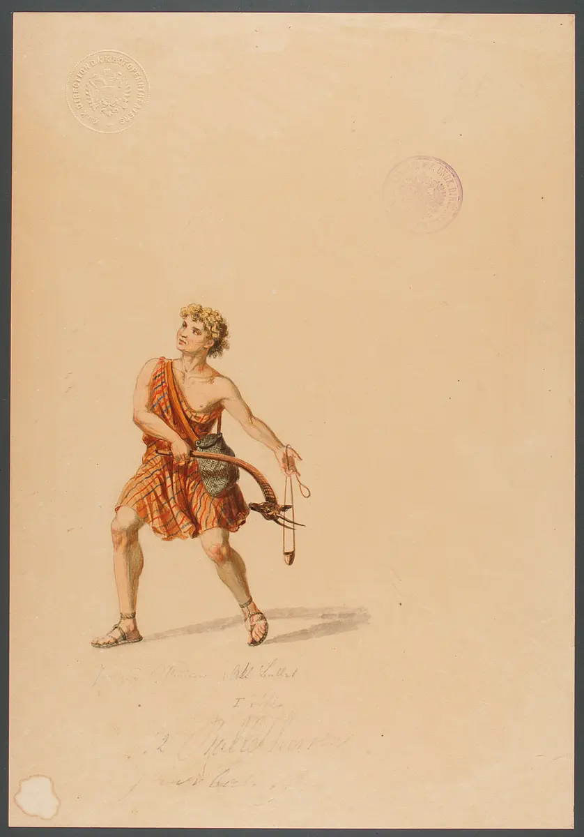 Die Zauberflöte, Titel der Serie: Figurinen des k.k. Hofoperntheaters