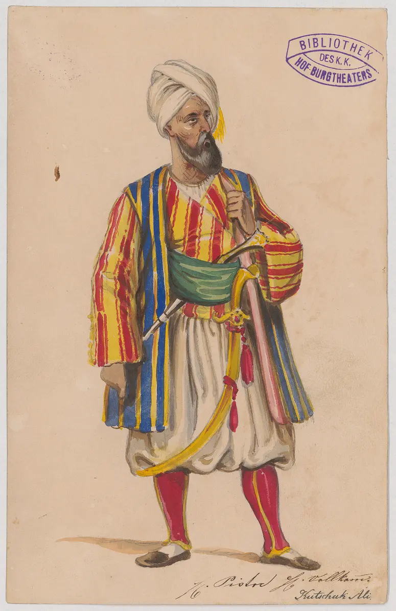 Czerny Georg, Titel der Serie: Figurinen des k.k. Hof-Burgtheaters