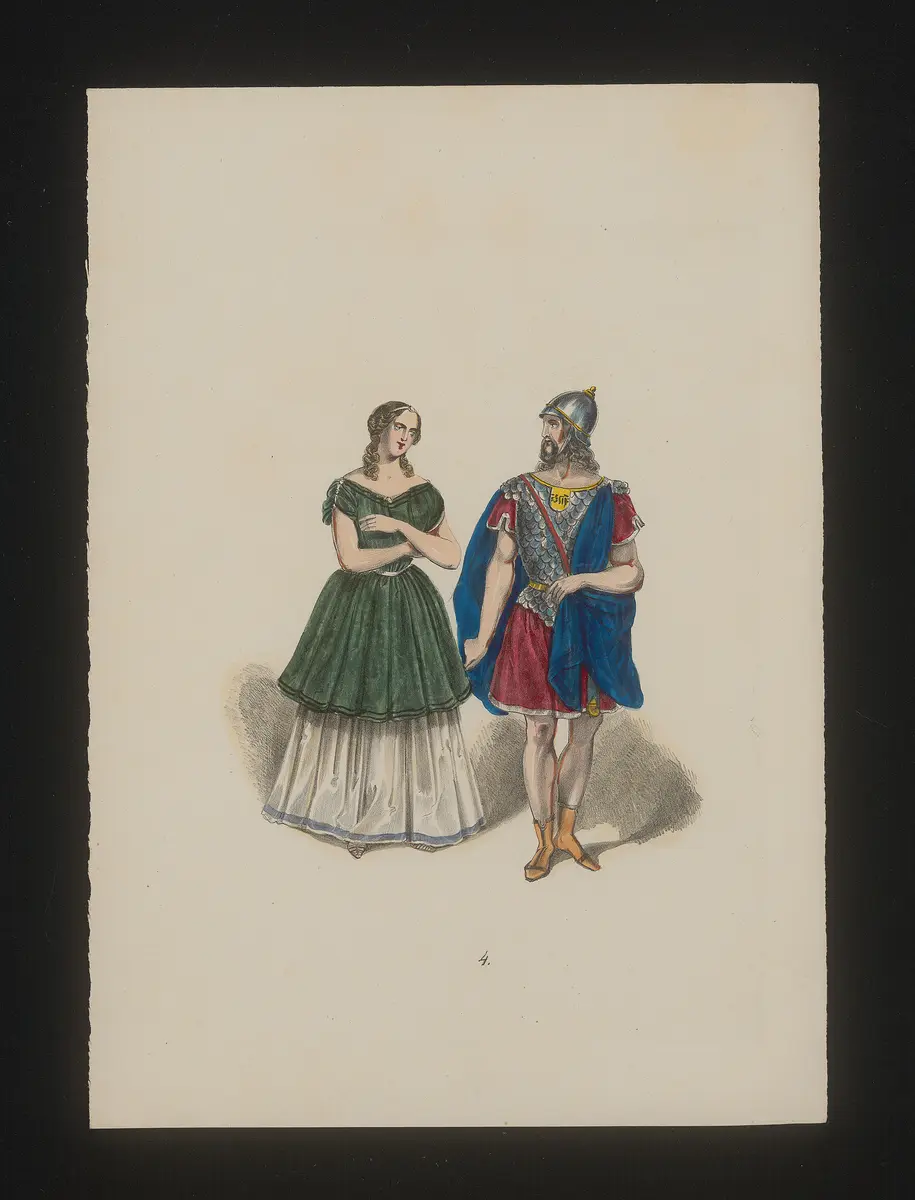 Nabucodonosor, Titel in Vorlageform: Nabuchodonosor, Titel der Serie: Neue Costume-Sammlung verschiedener Zeiten und Nationen