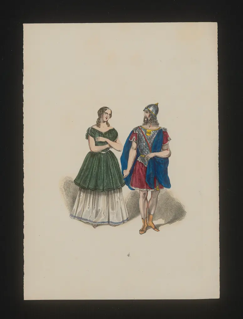 Nabucodonosor, Titel in Vorlageform: Nabuchodonosor, Titel der Serie: Neue Costume-Sammlung verschiedener Zeiten und Nationen